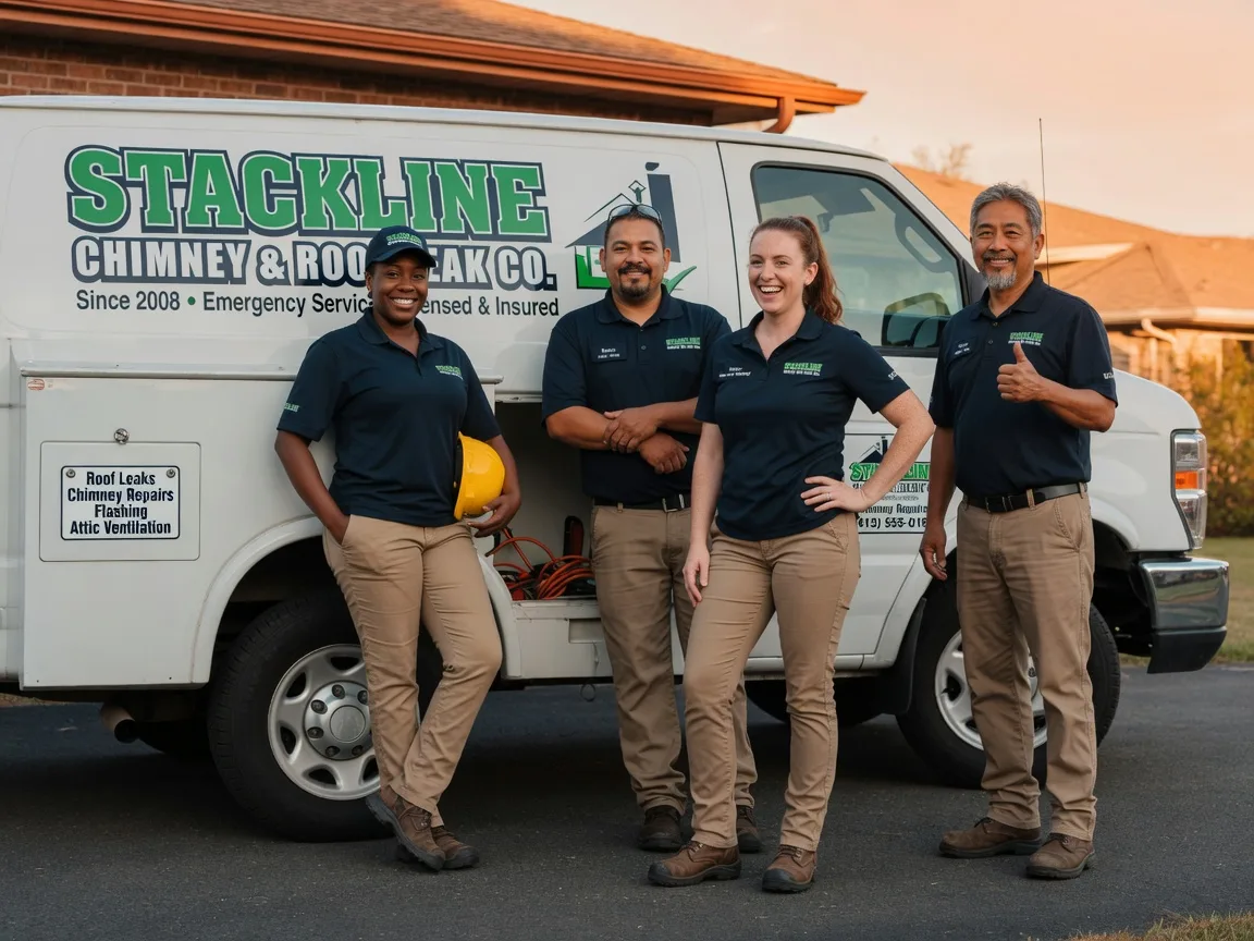 Chimney flashing repair company in Woodland, NC